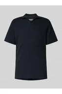 Koszulki męskie - Koszulka polo o kroju slim fit z fakturowanym wzorem - Blend - miniaturka - grafika 1