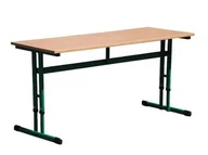 Meble do szkół i przedszkoli - Ławka szkolna Reks dwuosobowa Nr 2,3,4,5,6,7, Z reg. wys. 2-4, 4-6 - miniaturka - grafika 1