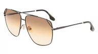 Akcesoria i dodatki do ubrań dla dzieci - Victoria Beckham Unisex Vb229s okulary przeciwsłoneczne, 001 czarne, 61, 001 czarny, 61 - miniaturka - grafika 1