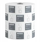 Ręczniki papierowe - Katrin Plus System Medium - Ręcznik w roli, 2-warstwowy, celuloza, 150 m, biały - 6 rolek - miniaturka - grafika 1