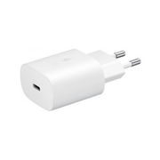 Ładowarki do telefonów - Samsung Ładowarka 25W USB-C Adapter White - miniaturka - grafika 1
