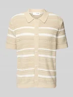 Koszule męskie - Koszula casualowa o kroju regular fit z kołnierzykiem polo model ‘PALO’ - miniaturka - grafika 1