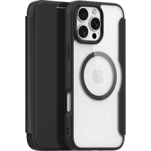 Etui na telefon komórkowy Apple iPhone 16 Pro, Dux Ducis Skin X Pro Magnetic, czarno-przezroczyste - Etui i futerały do telefonów - miniaturka - grafika 1