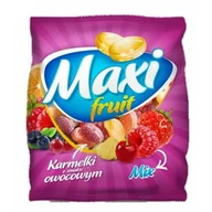 Gumy do żucia, lizaki, dropsy - Z. W. C. KARWIT Tadeusz Matyszkiel KARMELKI TWARDE OWOCOWE MAXI FRUIT 80G - miniaturka - grafika 1