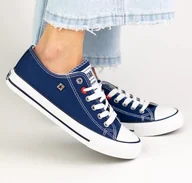 Trampki damskie - Trampki damskie BIG STAR T274021 granat - miniaturka - grafika 1