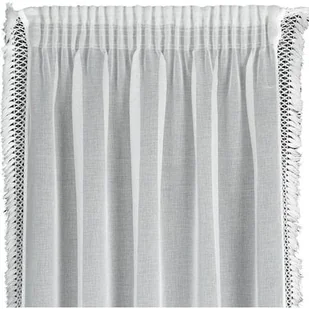 Firana gotowa EUROFIRANY Kira 2 140 x 270 cm Biały - Firany - miniaturka - grafika 1