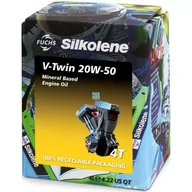Oleje silnikowe - FUCHS Silkolene V-Twin 20w50 4L - olej motocyklowy mineralny - miniaturka - grafika 1