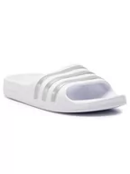 Buty dla chłopców - adidas Klapki adilette Aqua K F35555 Biały - miniaturka - grafika 1