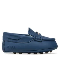 Buty dla chłopców - Mokasyny Mayoral 9783 Niebieski - miniaturka - grafika 1