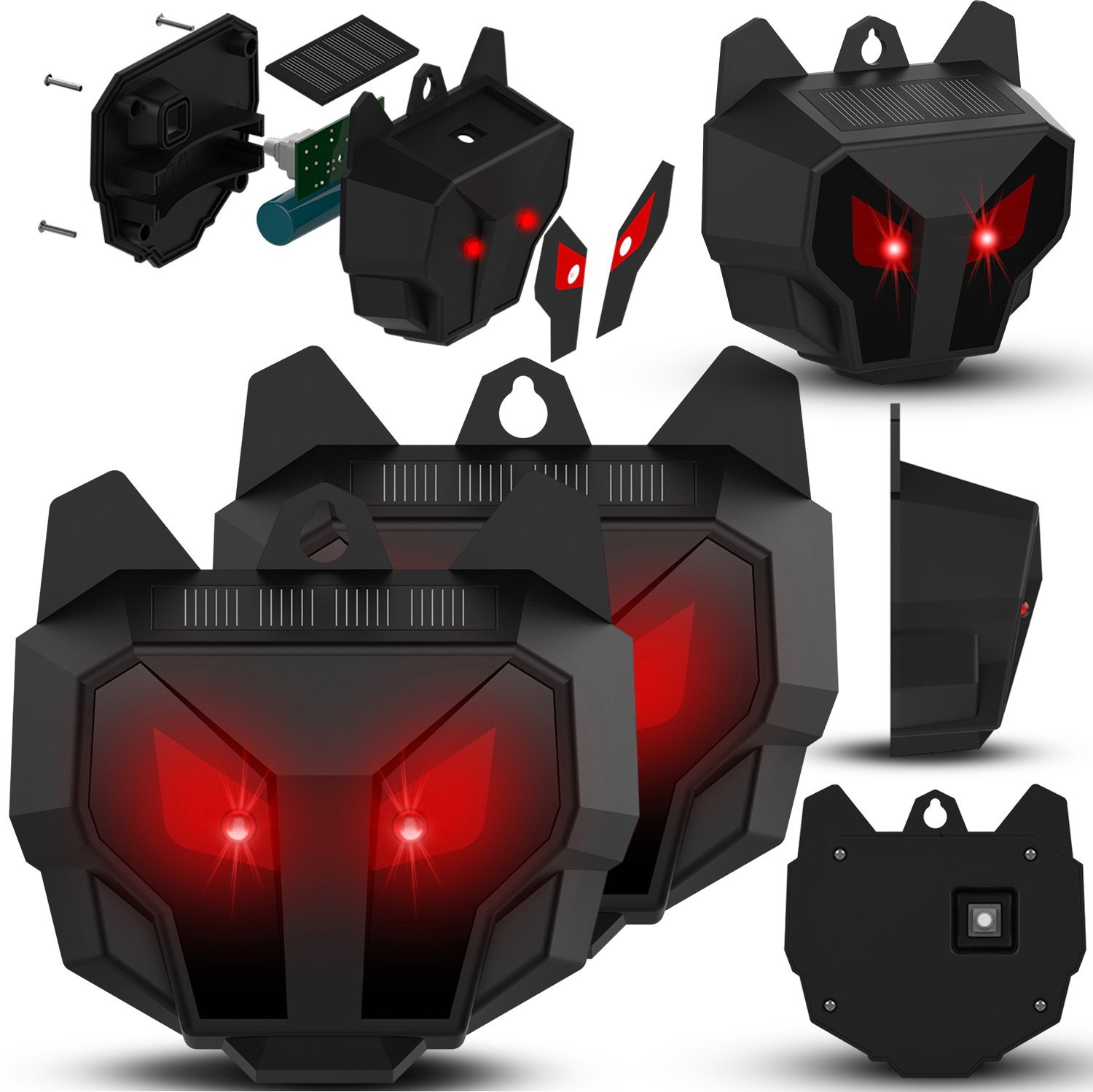 Heckermann Odstraszacz dzikich zwierząt gryzoni solarny  AR17S 2szt.