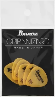 Ibanez Flat Pick Sand Grip Crack model żółty 6 sztuk (PPA16HCG-YE) PPA16HCG-YE - Gitary elektryczne - miniaturka - grafika 1