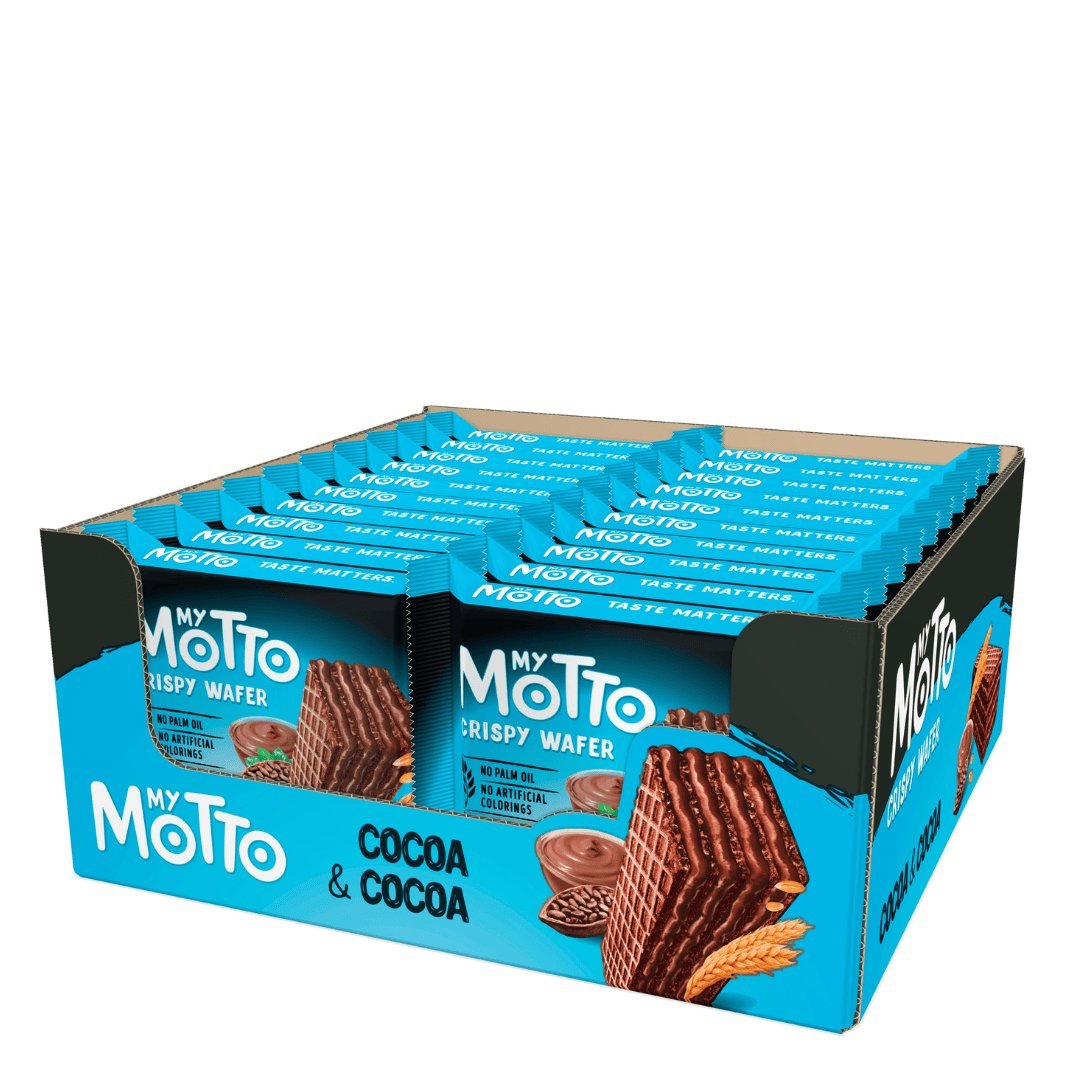 Wafelek kakaowy 20 szt x 30 g My Motto!