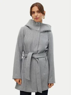 Vero Moda Płaszcz przejściowy Popliva 10310779 Szary Regular Fit - Płaszcze damskie - miniaturka - grafika 1