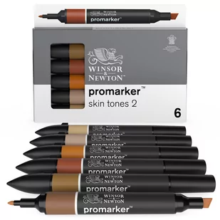 Promarker 6 Set Skin Tones 2 Set - Przybory szkolne - miniaturka - grafika 2