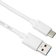 Kable USB - Kabel USB PremiumCord USB-A - USB-C 2 m Biały (ku31ck2w) - miniaturka - grafika 1