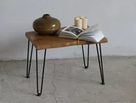 Ławy i stoliki kawowe - Stolik kawowy live edge loft mini - miniaturka - grafika 1