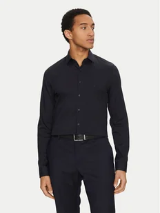 Calvin Klein Koszula K10K114356 Granatowy Regular Fit - Koszule męskie - miniaturka - grafika 1