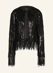 Marc Cain Żakiet Pudełkowy Z Cekinami schwarz - Marynarki i żakiety damskie - miniaturka - grafika 1