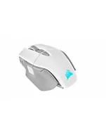 Zestawy myszka + klawiatura - CORSAIR M65 RGB ULTRA WIRELESS Gaming Mouse Backlit RGB LED Optical Silver ALU White - miniaturka - grafika 1