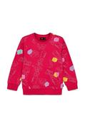Bluzy dla dziewczynek - Lego bluza bawełniana dziecięca kolor różowy wzorzysta - miniaturka - grafika 1