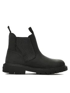 Geox Botki J Shaylax Girl J36EXB 00045 C9999 S Czarny - Buty dla dziewczynek - miniaturka - grafika 1
