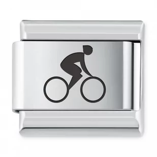 Murrano ITALIAN CHARMS Symbole Sportowe Jazda Na Rowerze IH-213 - Charmsy - miniaturka - grafika 1