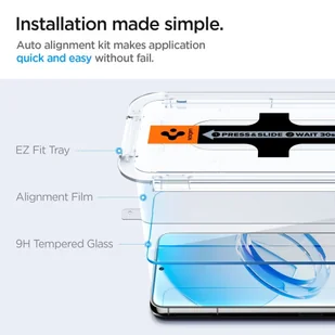 2x Szkło Hartowane Spigen Glas.tr "Ez Fit" do Samsung Galaxy S23+ Plus Clear - Szkła hartowane na telefon - miniaturka - grafika 8
