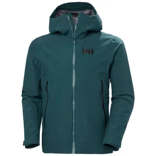 Helly Hansen Blaze 3L, kurtka typu shell, męska, ciemnozielona - Kurtki i kamizelki sportowe męskie - miniaturka - grafika 1