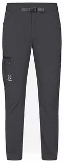 Spodnie sportowe damskie - Haglöfs Spodnie funkcyjne "Lizard" w kolorze antarcytowym - grafika 1