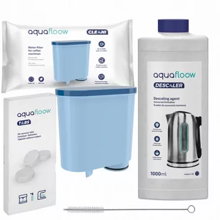 Zestaw Filtr Wody Do Ekspresu Aquafloow Cleani Philips Latte Go + Odkamieniacz 1 L + Tabletki Czyszczące + Czyścik - Akcesoria i części do ekspresów do kawy - miniaturka - grafika 1