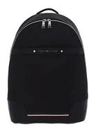 Plecaki - Tommy Hilfiger Męskie plecaki Th Central Repreve Bacpack, Czarny, Jeden rozmiar, Casual - miniaturka - grafika 1