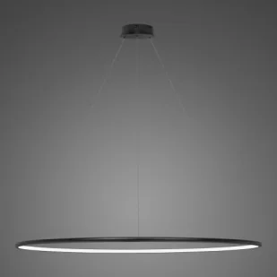 Lampa wisząca Ledowe Okręgi No.1 Φ150 cm in 4k czarna Altavola Design - Lampy sufitowe - miniaturka - grafika 1