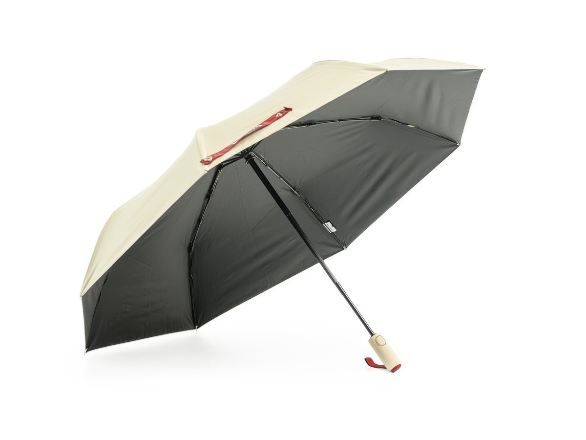 Parasol Love damski składany automatyczny beżowy