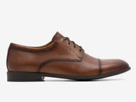 Półbuty męskie - Lasocki półbuty skórzane męskie brązowe rozmiar 40 - miniaturka - grafika 1