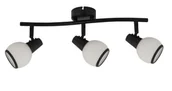 Lampy sufitowe - Loris - listwa 3 płomienna czarny mat. 817403-30 - miniaturka - grafika 1