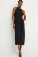 Sukienki - Patrizia Pepe sukienka kolor czarny maxi prosta 8A1374 A8I1 - miniaturka - grafika 1