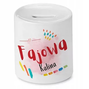 Skarbonka Dla Kaliny na Urodziny Imieniny Prezent z Nadrukiem ze Zdjęciem - Skarbonki - miniaturka - grafika 1