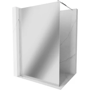 Mexen Kioto ścianka prysznicowa 90 x 200 cm, lustro 8 mm, chrom - Ścianki i drzwi prysznicowe - miniaturka - grafika 1
