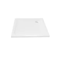 Brodziki prysznicowe - Brodzik kwadratowy New Trendy Mild 80x80x4,5 biały akryl B-0625 - miniaturka - grafika 1