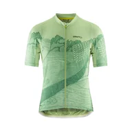 Koszulki męskie - Męska Koszulka z krótkim rękawem CRAFT ADV ENDUR GRAPHIC JERSEY M 1914536-644643 – Zielony - miniaturka - grafika 1