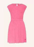 Sukienki - Calvin Klein Sukienka Z Wycięciami pink - miniaturka - grafika 1