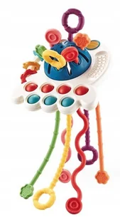 Zabawka Sensoryczna Gryzak Kabelki Dla Dzieci Montessori - Zabawki sensoryczne - miniaturka - grafika 1