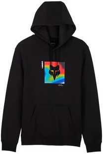 bluza męska FOX SCANS FLEECE PO HOOD Black - Bluzy męskie - miniaturka - grafika 1