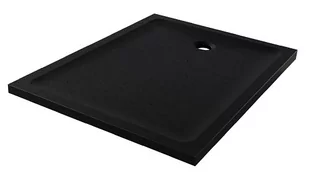 New Trendy B-0599 Brodzik MILD STONE akrylowy prostokątny 140x90x4,5 czarny - Brodziki prysznicowe - miniaturka - grafika 2