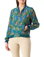 Płaszcze damskie - Naf Naf Płaszcz Gruby Kobiety, Zielona PRAIRIE, 40 - miniaturka - grafika 1