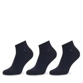 Skarpetki męskie - Zestaw 3 par niskich skarpet męskich Calvin Klein 701234209 Granatowy - miniaturka - grafika 1