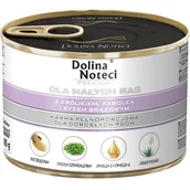 Mokra karma dla psów - Dolina Noteci Premium Małe Rasy Z Królikiem Fasolką I Ryżem Brązowym 185g - miniaturka - grafika 1