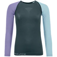 Koszulki sportowe damskie - Koszulka damska Ortovox 120 Comp Light Long Sleeve W Rozmiar: S / Kolor: szary - miniaturka - grafika 1