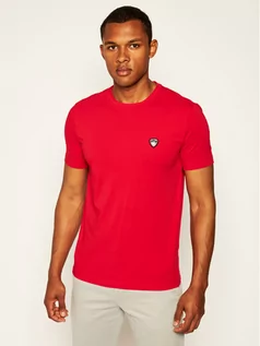 Koszulki męskie - Emporio Armani EA7 T-Shirt 8NPTL7 PJ03Z 1450 Czerwony Regular Fit - grafika 1