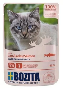 Bozita Cat Łosoś w sosie saszetka 85g - Mokra karma dla kotów - miniaturka - grafika 1